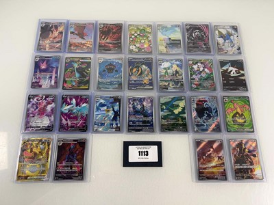 Lot 1113 - Approx. 25 Top Loaded Pokémon cards from...