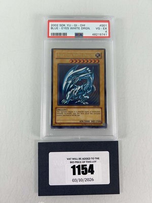 Lot 1154 - 2002 Yu-Gi-Oh SDK-001 - Blue Eyes White Dragon...