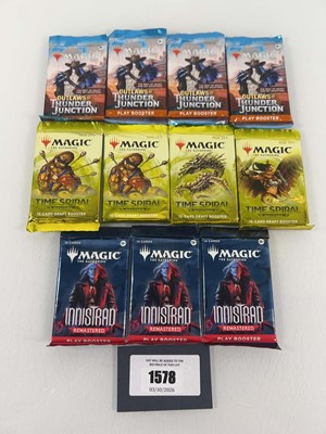 Lot 1578 - 11 Magic The Gathering Booster Packs from sets...