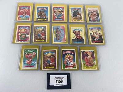 Lot 1158 - 14 Top Loaded Garbage Pail Kids Stickers
