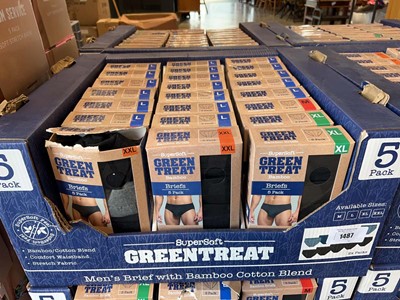 Lot 1487 - Box containing a qty of men's Green Treat...