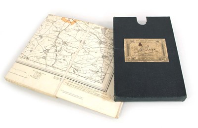 Lot 82 - An Ordnance Map of Leicestershire on linen...