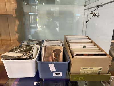 Lot 1014 - Shelf of various picture postcards