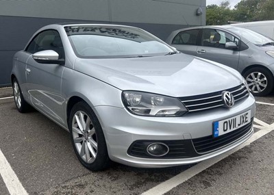 Lot (OV11 JXE) 2011 Volkswagen Eos SE TSI 160...