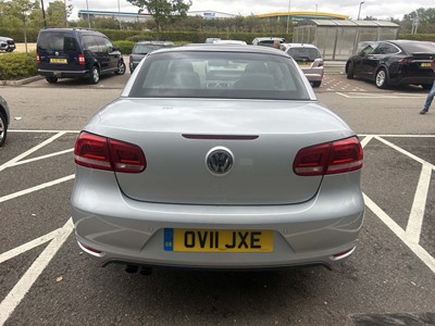 Lot (OV11 JXE) 2011 Volkswagen Eos SE TSI 160...