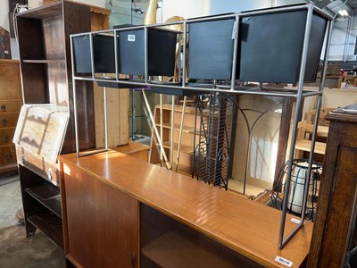 Lot 1040 - Metal framed freestanding plant holder...