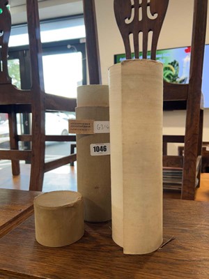 Lot 1046 - Reproduction Papyrus Berlin 3127 in packing tube