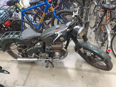Lot 4011 - (403 YUK) 1945 BSA C10 250cc motorbike in...