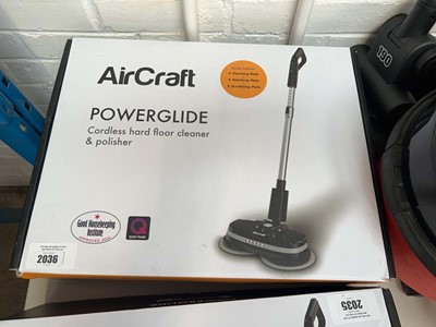 Lot 2036 - Aircraft PowerGlide cordless hardfloor cleaner...