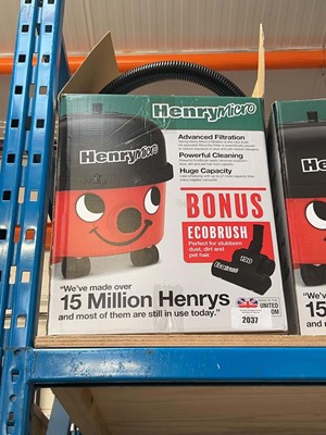 Lot 2037 - Henry Micro vacuum cleaner, boxed