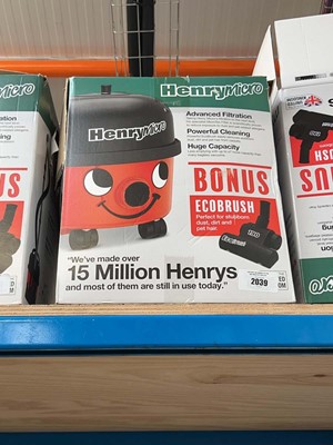 Lot 2039 - Henry Micro vacuum cleaner, boxed