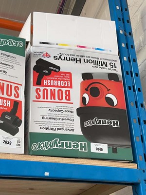 Lot 2040 - Henry Micro vacuum cleaner, boxed