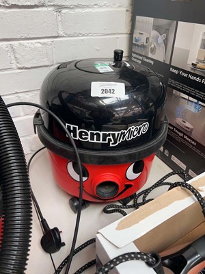 Lot 2042 - Unboxed Henry Micro vacuum cleaner (no hose or...