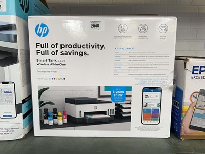 Lot 2048 - HP Smart Tank 7308 wireless all-in-1 cartridge...
