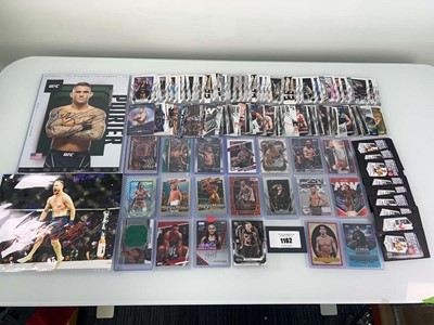 Lot 1162 - Various Martial Arts trading cards from WWE....