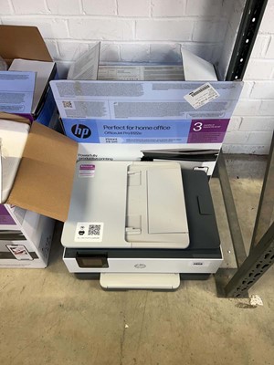 Lot 2058 - 2 HP Office Jet Pro 8122E printers