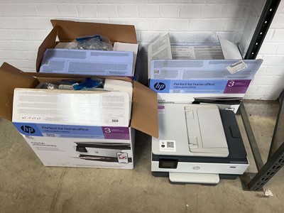 Lot 2059 - 2 HP Office Jet Pro 8122E printers