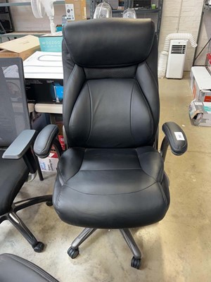 Lot 2062 - La-Z-Boy leatherette twin arm office armchair...