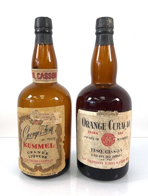Lot 228 - 2 bottles of old Liqueurs, 1x Georges Fesq...