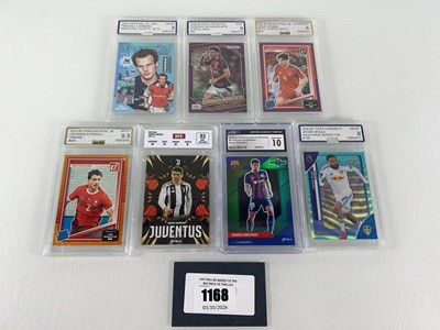 Lot 1168 - Quantity of Graded Football Trading cards from...