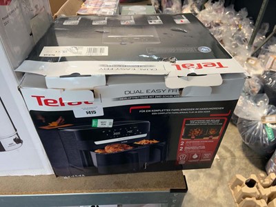 Lot 1415 - Boxed Tefal Dual Easy Fry Air Fryer