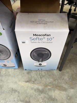Lot 2087 - Meaco Sefte 10" fan, boxed