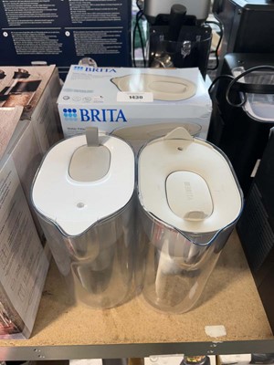 Lot 1430 - 1 boxed and 2 unboxed Brita water filter jugs