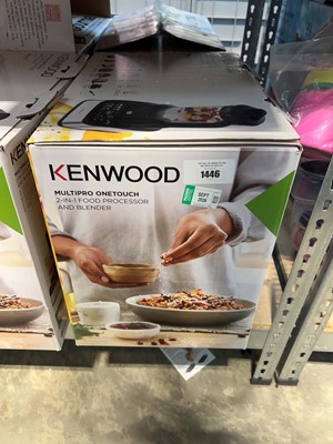 Lot 1446 - Kenwood Multipro 1 Touch 2 in 1 Food Processor...