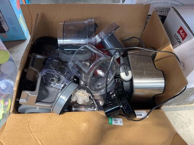 Lot 1448 - Box containing a large quantity of blender parts