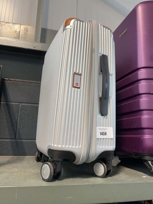 Lot 1459 - Small Swiss Military hard shell suitcase in...
