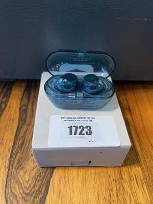 Lot 1723 - Box of Sony WF-C710N earbuds in clear blue