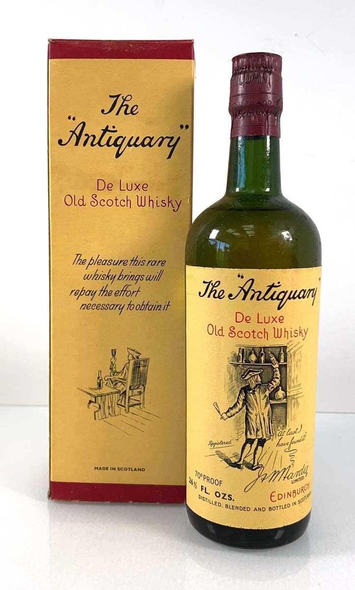 Lot 89 - An old bottle of J&W Hardie The Antiquary De...