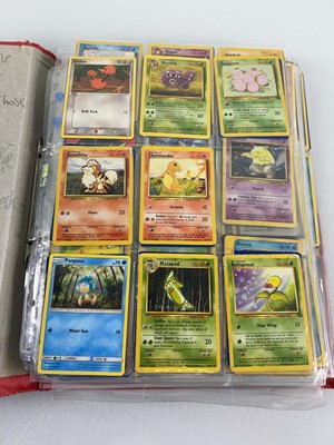 Lot 1355 - Folder containing Pokémon cards from various...