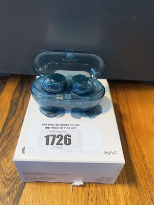 Lot 1726 - Box of Sony WF-C710N earbuds in clear blue