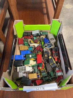 Lot 1179 - Small tray of play worn diecast vehicles