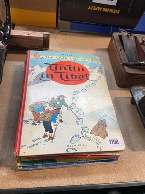 Lot 1196 - Collection of Tintin annuals