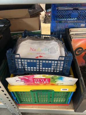 Lot 1204 - Crate containing various Style Me Up cosmetic...