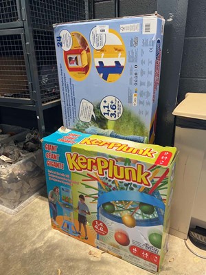 Lot 1209 - Outdoor games including Giant Kerplunk and...