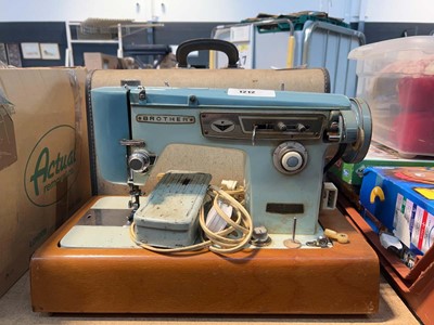 Lot 1212 - Cased Brother electric sewing machine