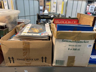 Lot 1214 - Assortment of books and programmes including...