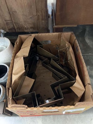 Lot 1108 - Box of Christmas themed tea light holders