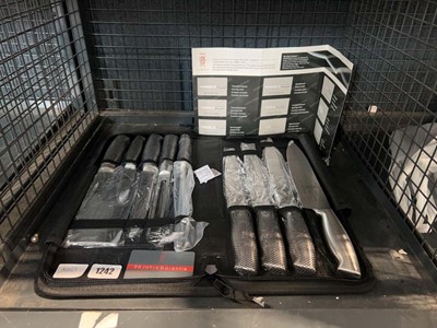 Lot 1242 - Japan triple hardened steel canvas cased 9...