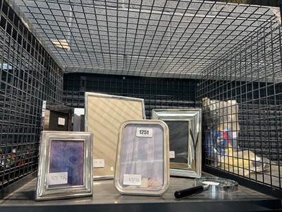 Lot 1251 - Collection of various white metal photograph...