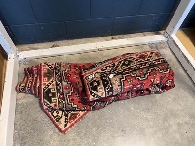 Lot 1259 - Traditional style figured and bordered rug on...
