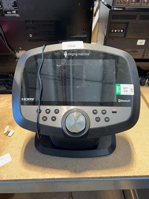 Lot 1758 - Sing machine Bluetooth karaoke machine with 2...