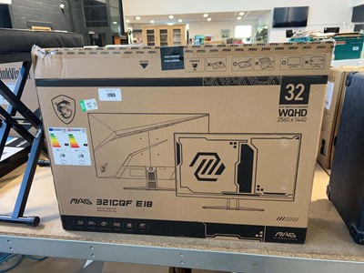 Lot 1765 - Boxed MSI MAG 321 CQF E18 gaming monitor