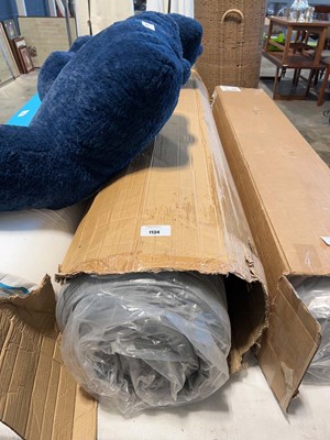 Lot 1134 - Large rolled mattress, partially boxed