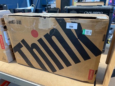 Lot 1769 - Boxed Lenovo Think Vision monitor