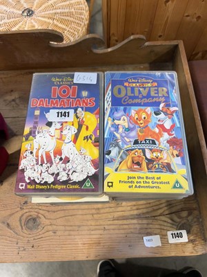 Lot 1141 - An assortment of Disney VHS tapes