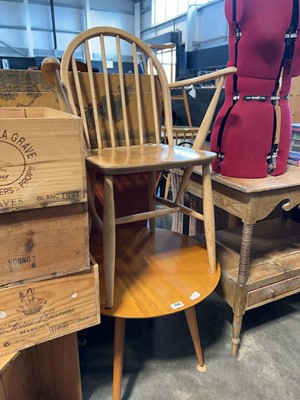 Lot 1146 - Small circular ply top mid century coffee...